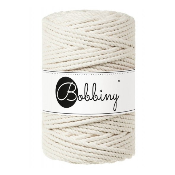 Bobbiny Makramee Natural XXL (3-fach gedreht/ 100 m)