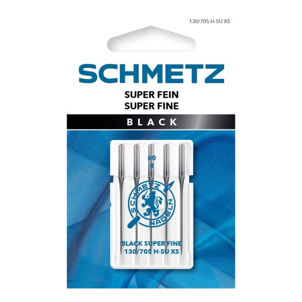Schmetz Black Super Fein-Nadel Stärke 60/ 5 Nadeln