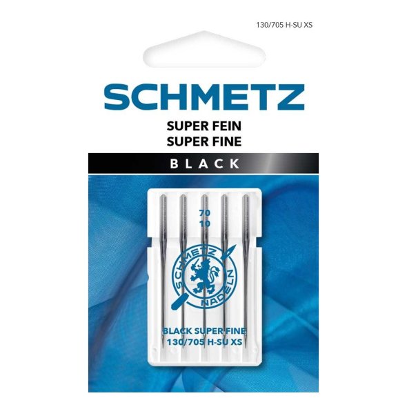 Schmetz Black Super Fein-Nadel Stärke 70/ 5 Nadeln