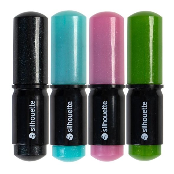 Silhouette Sketch Pen 4er-Pack (5 versch. Farb-Kombinationen) Glitter-Set
