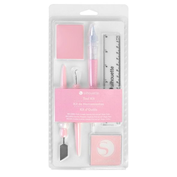 Silhouette Tool Kit Werkzeug Set (6-tlg./ pink)