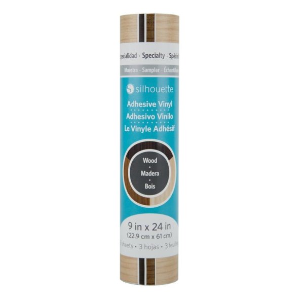 Silhouette Vinyl-Musterpack Wood Holzmaserung (305 x 305 mm/ 3 Bögen)