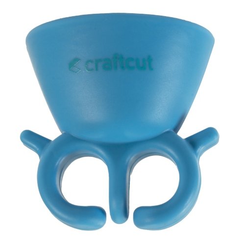craftcut Vinyl Finger-Bin/ Vinyl Finger-Abfalleimer/ Finger-Abfallbehälter Light-Blue