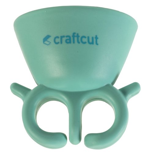 craftcut Vinyl Finger-Bin/ Vinyl Finger-Abfalleimer/ Finger-Abfallbehälter Teal