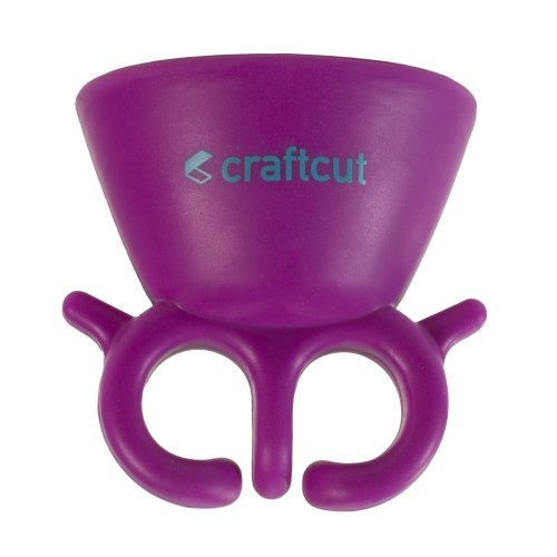 craftcut Vinyl Finger-Bin/ Vinyl Finger-Abfalleimer/ Finger-Abfallbehälter Violet