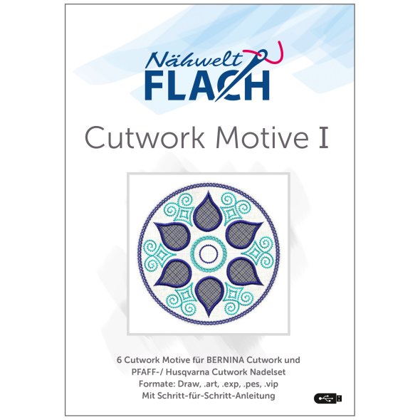 Nähwelt Flach Stickmuster USB "Cutwork Motive I"