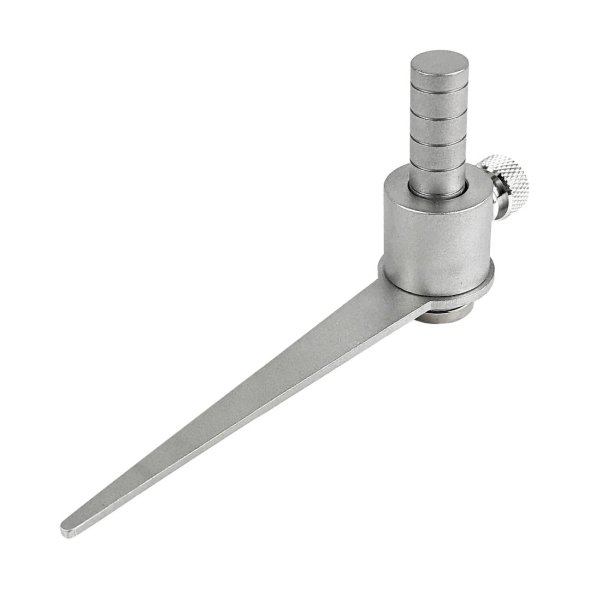 Großer Karl - Zuschneidehilfe silber (Aluminium glasperlengestrahlt)
