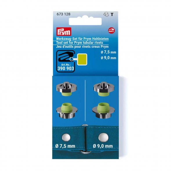 Prym Werkzeug-Set Hohlnieten für Creative Tool (7,5 mm/ 9 mm