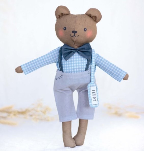 Panel Kuscheltier Coccolini (4 verschiedene Designs) Teddy