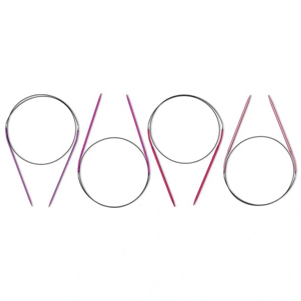 Prym Rundstricknadel-Set ALU COLOUR (Stärken 2,5-4,0 mm/ 80 cm)