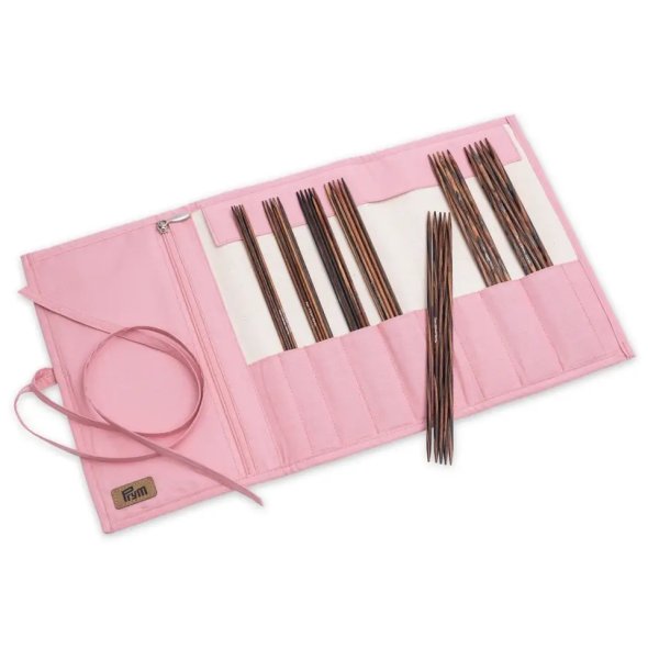 Prym Strumpfstricknadel-Set in Nadeltasche Natural (Stärken 2,0-4,5 mm/ 20 cm)