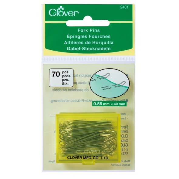 Clover Gabel-Stecknadeln (70 St./ 0,56 x 40 mm)