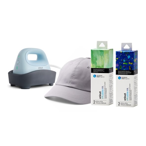 Cricut Hat Press Soft-Bundle + 2 x Infusible Ink™ + Cap