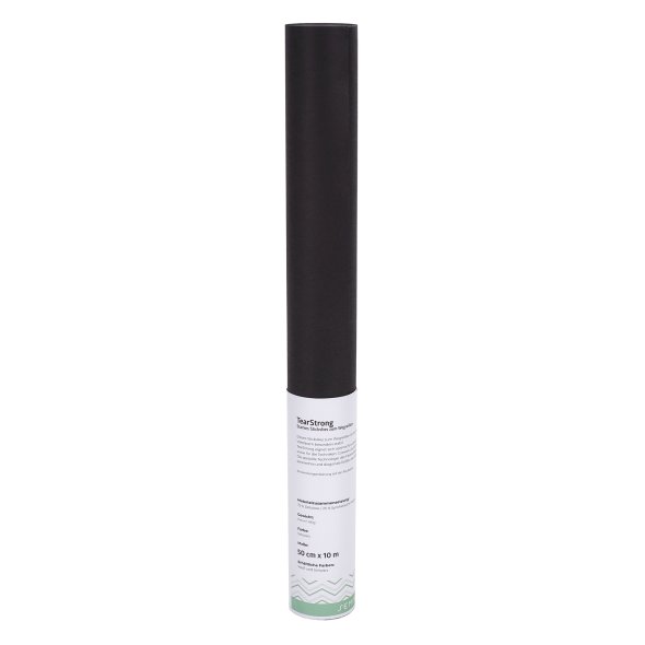 Semplix TearStrong (50 cm x 10 m/ starkes Stickvlies zum Wegreißen/ schwarz)