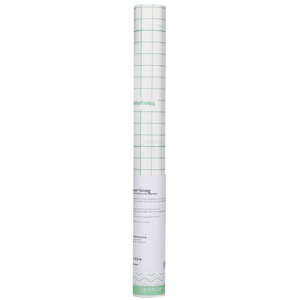 Semplix Filmoplast® Strong (50 cm x 4,9 m/ selbstkleb. Stickvlies zum Wegreißen/weiß)