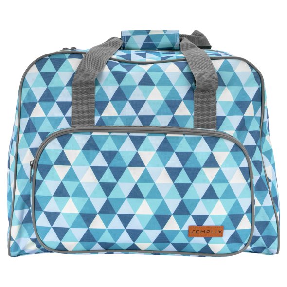 Semplix Nähmaschinentasche Diamond Design (blau/petrol)