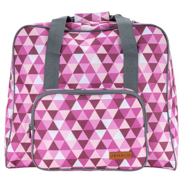 Semplix Overlocktasche Diamond Design (beere/rosa)
