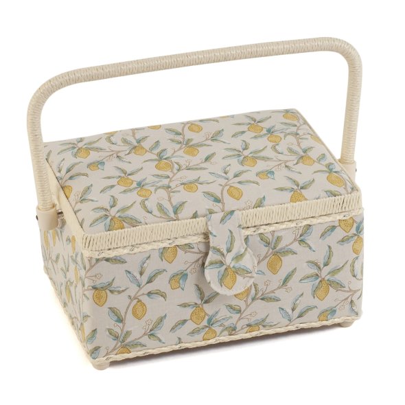 Nähkasten M Design "Zitrone" (178 x 245 x 145 mm)