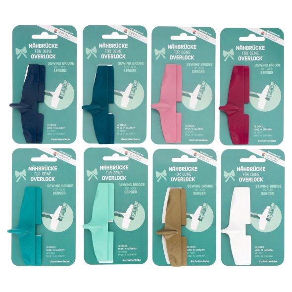 Nähbrücke Overlock (7 mm/ versch. Farben)