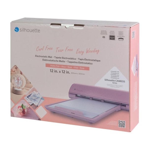 Silhouette Elektrostatisches Bett pink CAMEO 5