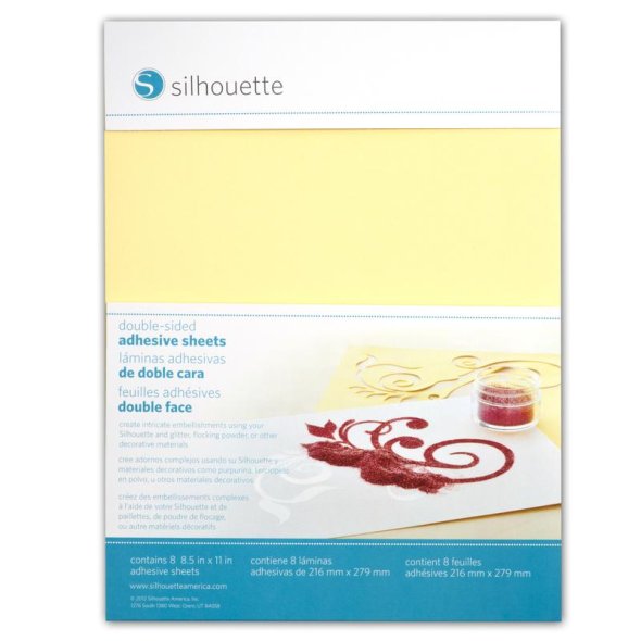 Silhouette Doppelseitige Klebefolie (8 Bögen/ 21,6 x 27,9 cm)