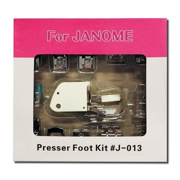 Füßchenset für Janome Obertransport (13 tlg.)