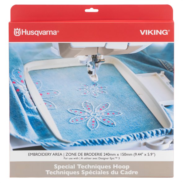 Husqvarna Viking Epic 3 Wende-Stickrahmen (240 x 150 mm)