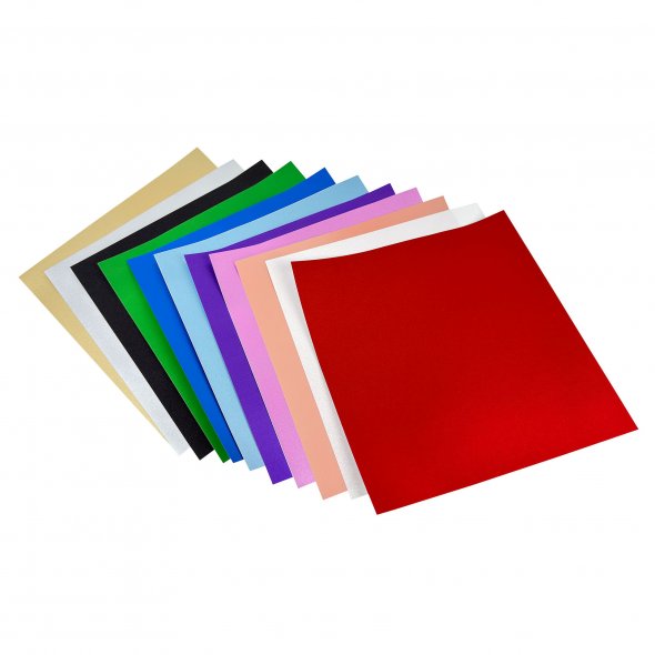 TECKWRAP GLITTER Vinylfolie 30 x 30 cm (selbstklebend/versch.Farben)