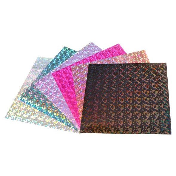 TECKWRAP HOLO GLAS FLOWER 30 x 30 cm (versch.Farben/selbstklebend)