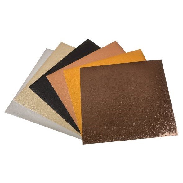 TECKWRAP textured-metallic Vinylfolie 30 x 30 cm (versch.Farben/selbstklebend)