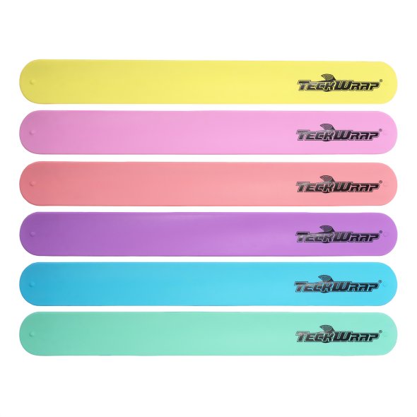 Silicone Slap Bracelets - Silikonbänder für Vinylrollen (6 Bänder)