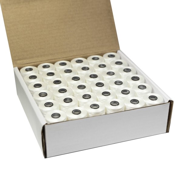 Gunold BOBBY FIL CORE MAGNETIC weiß (144 Spulen mit Kern/ ohne Seitenscheiben)