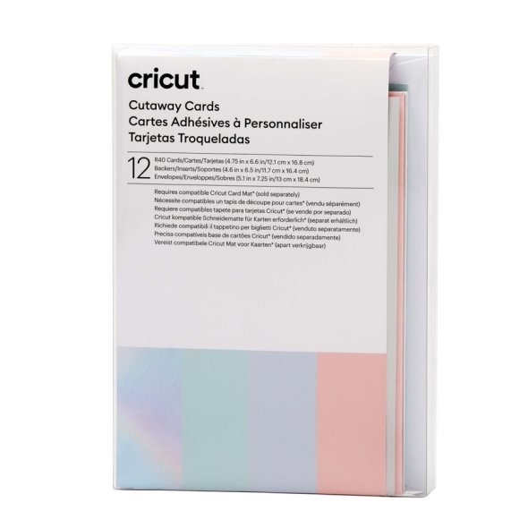 Cricut Cutaway Cards Pastel-Musterset R40
