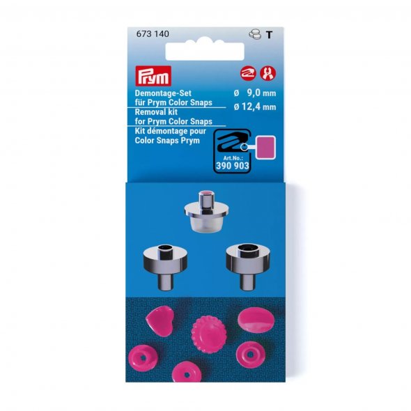 Prym Demontage-Set für Color Snaps (9 mm / 12,4 mm)