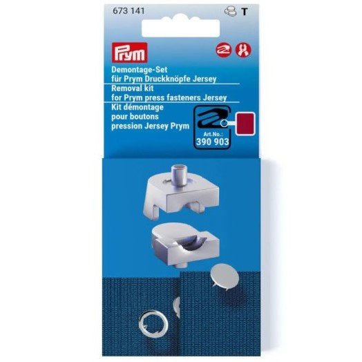 Prym Demontage-Set für Druckknöpfe Jersey (8 mm / 10 mm / 12 mm)