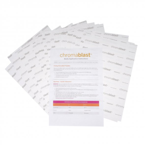 Sawgrass ChromaBlast Media (A4 a 20 Blatt)