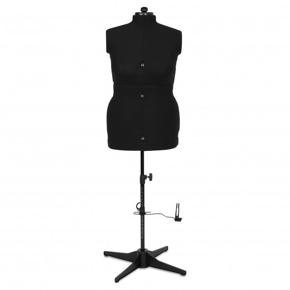 Schneiderpuppe/Schneiderbüste Supa Fit "L" (verstellbar / schwarz)