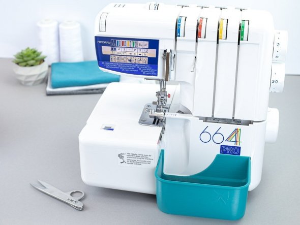 Schnittenliebe Auffangbehälter für Elna 664 Overlock (versch. Farben)