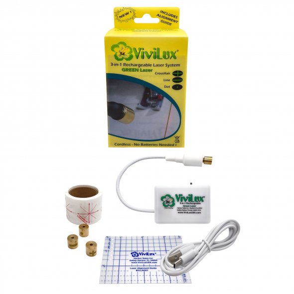 ViviLux 3-in-1 Markier-Laser-System (grün / wiederaufladbar / magnetisch)