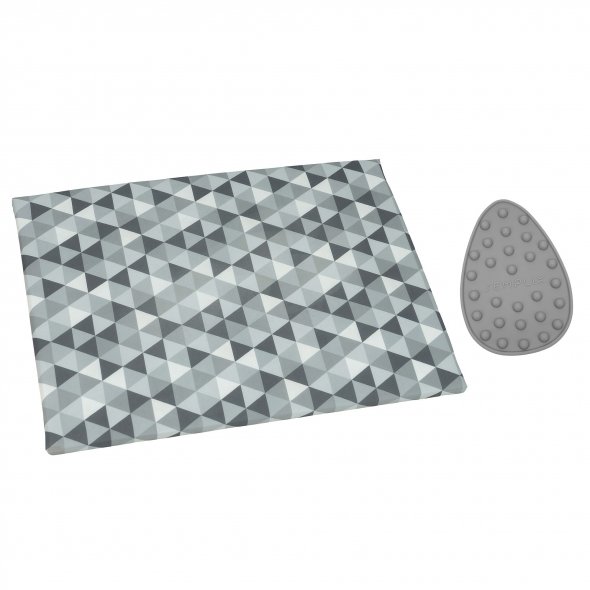 Semplix Bügelunterlage Diamond + Silikon Bügeleisenablage (stein/grau)