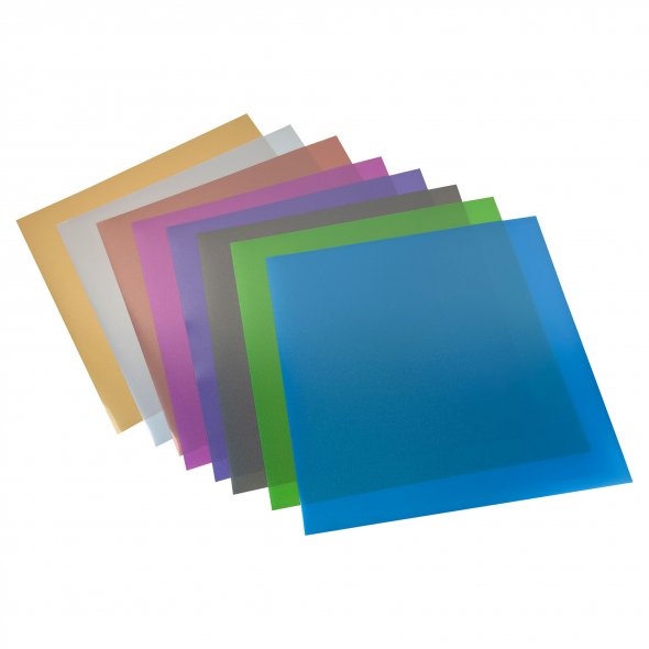 TECKWRAP Holo Schimmer Wärmetransfer-Vinyl (30 x 30 cm, versch. Farben, aufbügelbar, HTV )