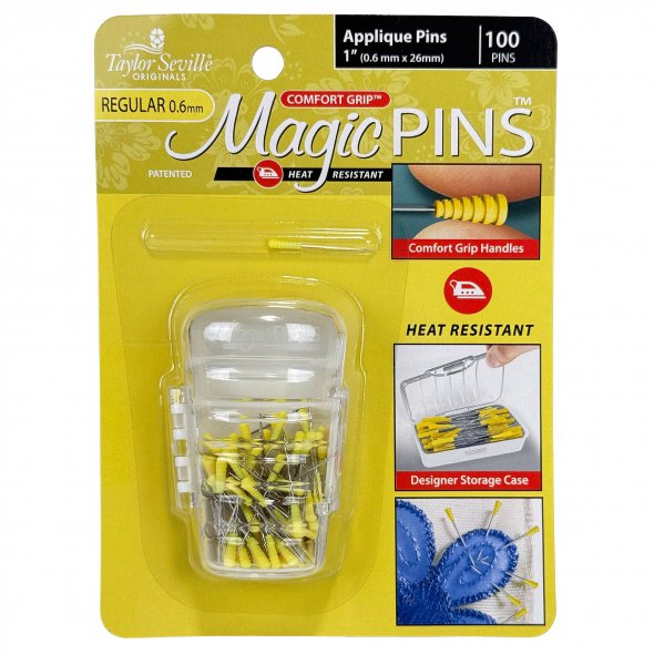 Taylor Seville Magic Pins Applikationsstecknadeln REGULAR (100er Pack)