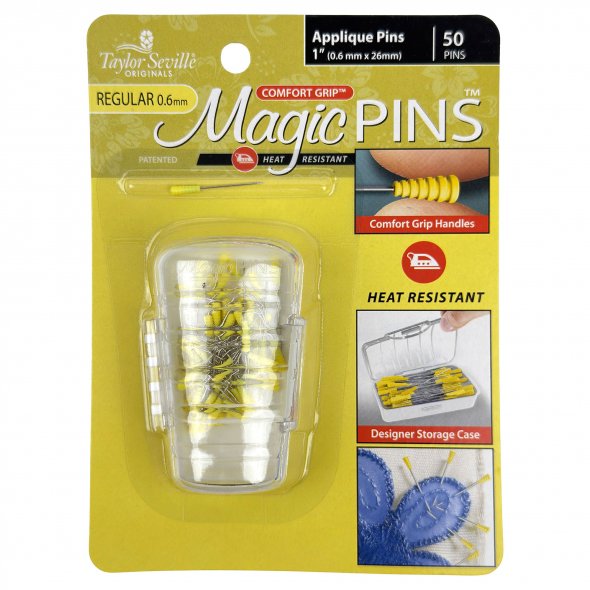 Taylor Seville Magic Pins Applikationsstecknadeln REGULAR (50er Pack)