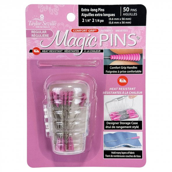 Taylor Seville Magic Pins Stecknadeln Extra Long REGULAR (50er Pack)