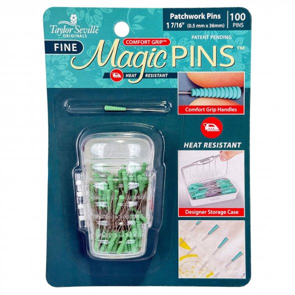 Taylor Seville Magic Pins Patchworkstecknadeln FINE (100er Pack)
