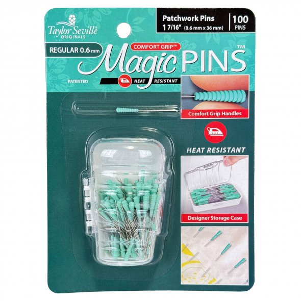 Taylor Seville Magic Pins Patchworkstecknadeln REGULAR (100er Pack)