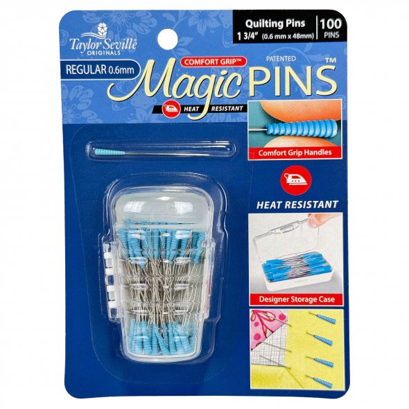 Taylor Seville Magic Pins Quiltstecknadeln REGULAR (100er Pack)