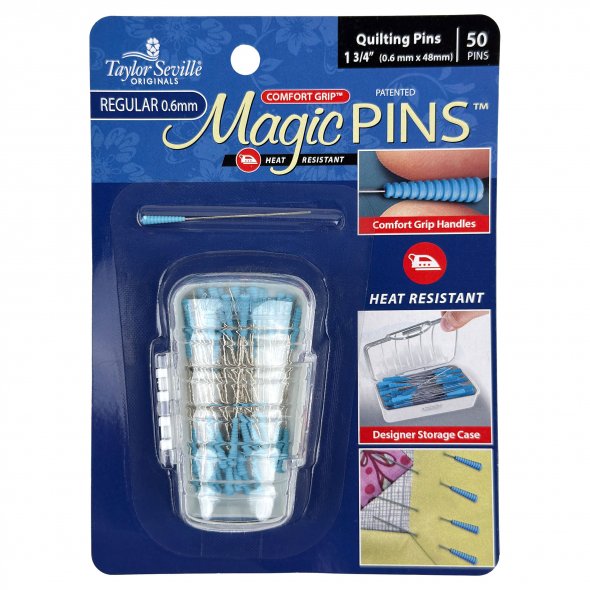 Taylor Seville Magic Pins Quiltstecknadeln REGULAR (50er Pack)