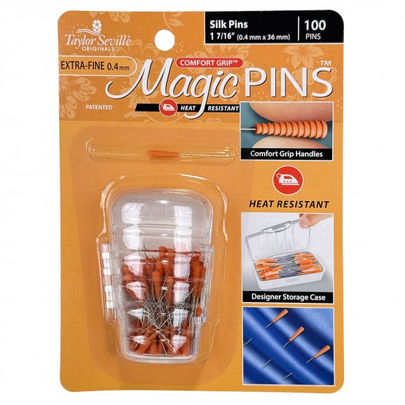 Taylor Seville Magic Pins Seidenstecknadeln EXTRA FINE (100er Pack)