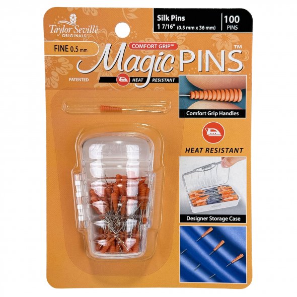 Taylor Seville Magic Pins Seidenstecknadeln FINE (100er Pack)